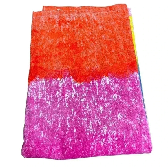 Destination Holiday 100% Cotton 32”X62” Large Beach Summer Pool Towel Multicolor - Picture 2 of 4